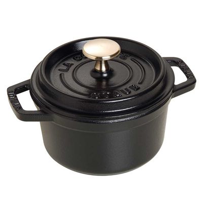 Caçarola Redonda Ferro Fundido 14 cm Preto Staub