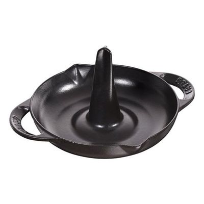Assadeira Vertical para Aves Ferro Fundido 24 cm Preto Staub
