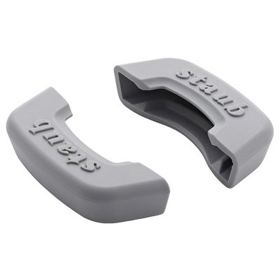 Alça de Silicone Retangular para Cocotte 2 Peças Cinza Grafite Staub