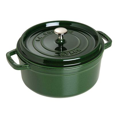 Caçarola Redonda Ferro Fundido 24 cm Verde Basil Staub