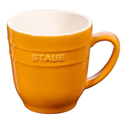 Caneca Cerâmica 350 ml Amarelo Mostarda Staub
