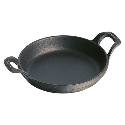 Travessa Redonda Ferro Fundido Preto 16 cm Staub