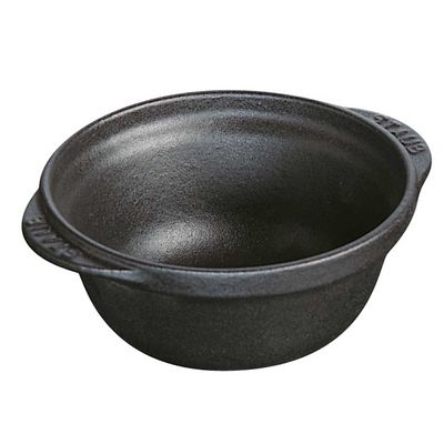 Bowl de Ferro Redondo Ferro Fundido 10 cm Preto Staub