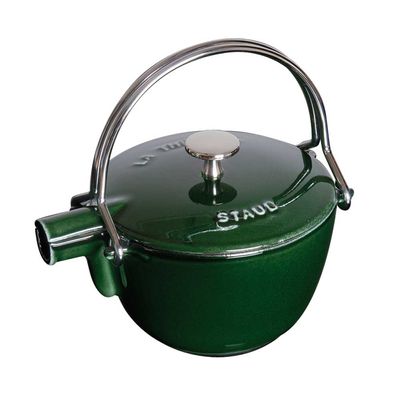 Cháleira Redonda Ferro Fundido 26 cm Verde Basil Staub