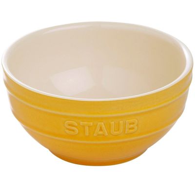 Bowl Cerâmica 400 ml Amarelo Mostarda Staub