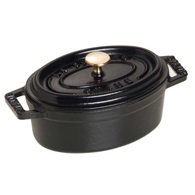 Caçarola Oval Ferro Fundido 11 cm Preto Staub
