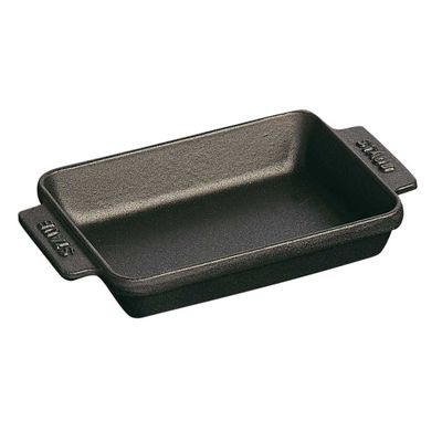 Mini Travessa Retangular Ferro Fundido Preto 15X11 cm Staub