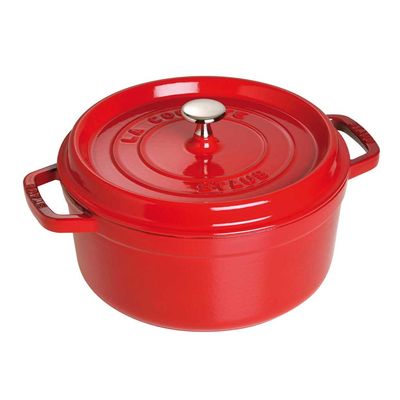 Caçarola Redonda Ferro Fundido 24 cm Cereja Staub