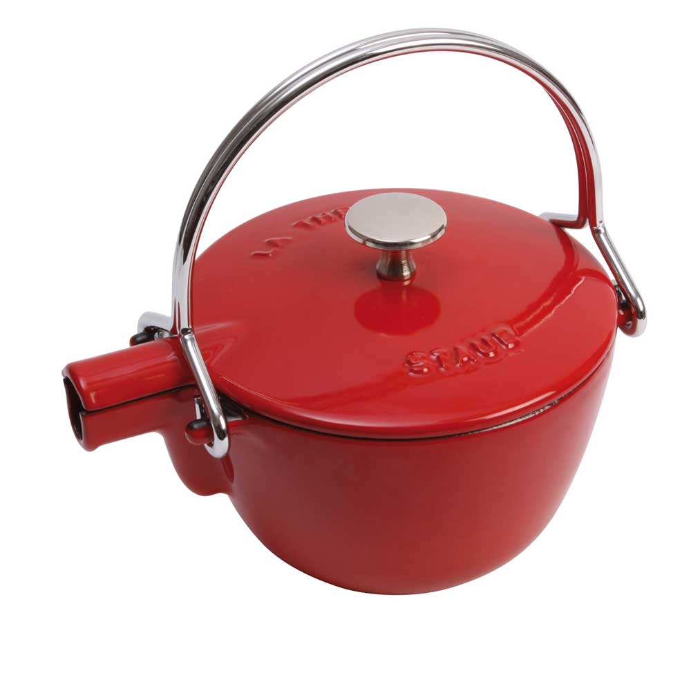 Staub | chaleira redonda ferro fundido 16 cm cereja staub