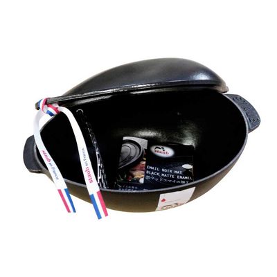Caçarola para Frutos do Mar Ferro Fundido 25 cm Preto Staub