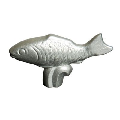 Puxador para Caçarola Formato Peixe Cinza Staub