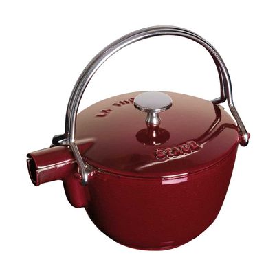 Chaleira Redonda Ferro Fundido 16 cm Vermelho Granada Staub