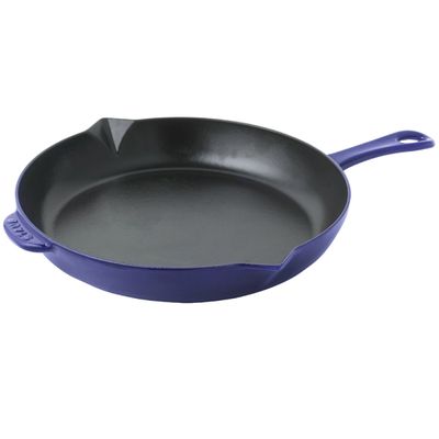 Frigideira Ferro Fundido 30 cm Azul Marinho Staub