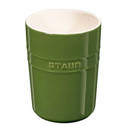 Porta Utensílios Cerâmica 11 cm Verde Basil Staub