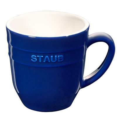 Caneca Cerâmica 350 ml Azul Marinho Staub