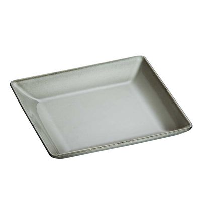 Prato Quadrado Ferro Fundido Cinza Grafite 20X20 cm Staub