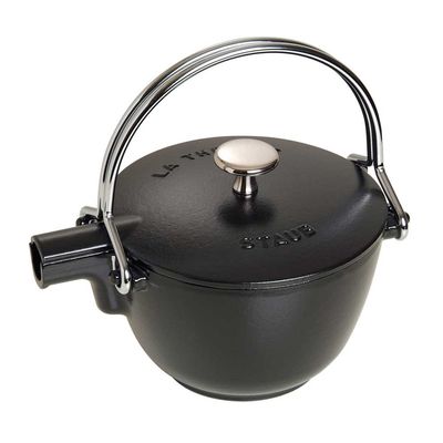 Chaleira Redonda Ferro Fundido 16 cm Preto Staub