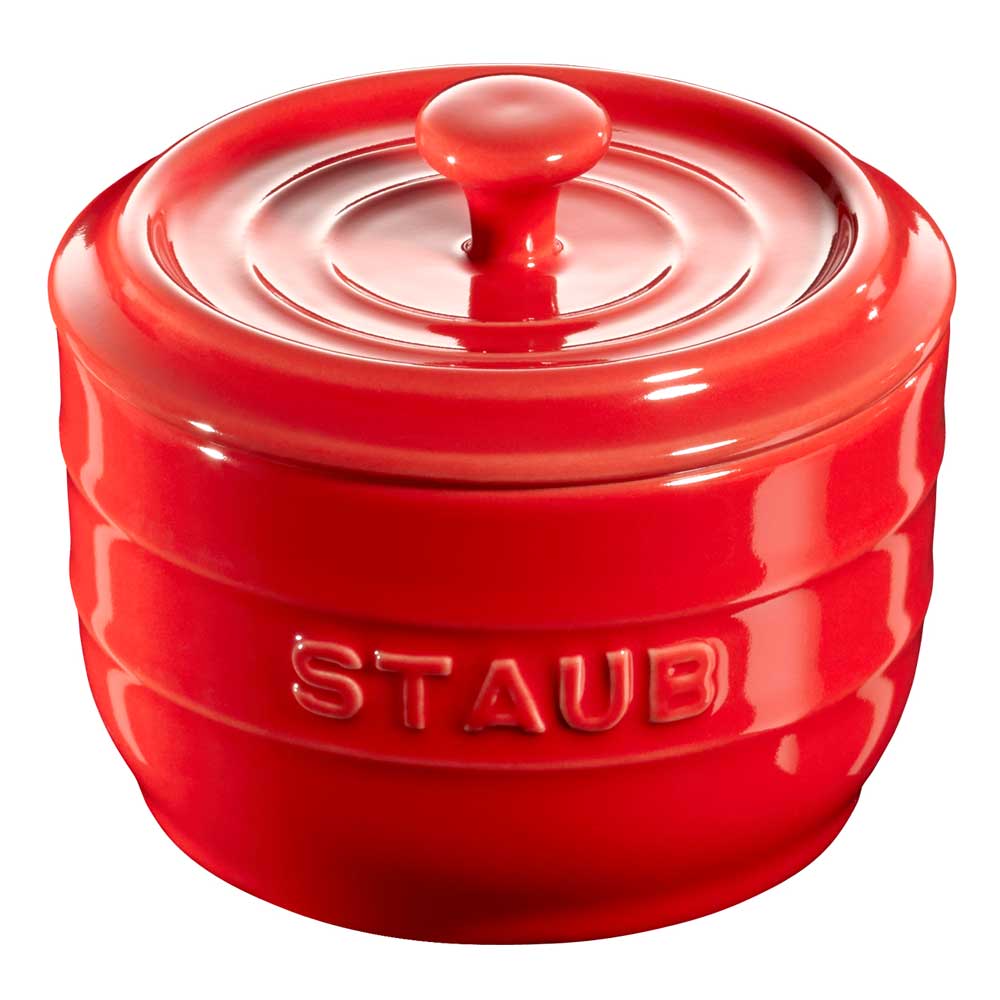Staub | porta sal cerâmica cereja staub