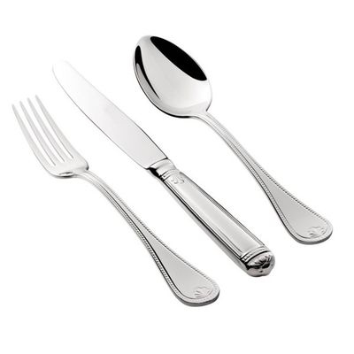 Faqueiro Chris Aço Inox com Estojo de Madeira 101 Peças Wolff