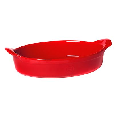 Travessa Oval Cerâmica HR 34,5X23,5 cm Vermelho Emile Henry