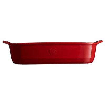 Travessa Retangular Cerâmica HR 36X23 cm Vermelho Emile Henry