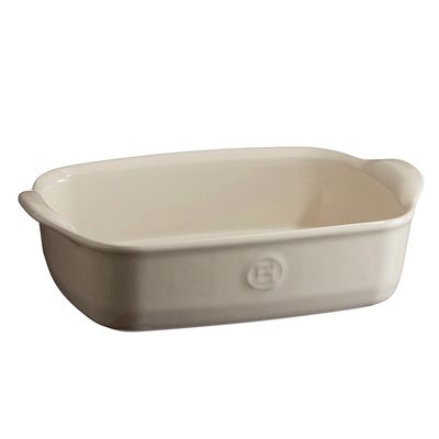 Travessa Retangular Cerâmica HR 22X14 cm Areia Emile Henry