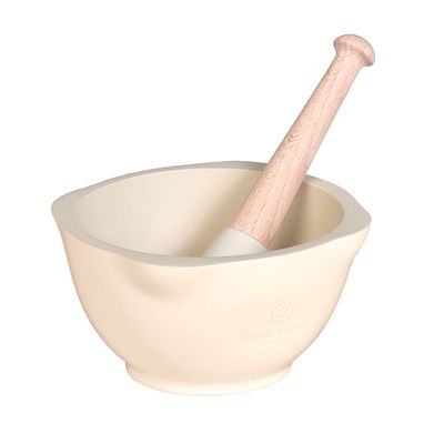 Mortar e Pilão Cerâmica HR Areia Emile Henry