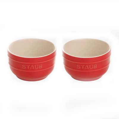 Ramekins Cerâmica 8 cm 2 Peças Cereja Staub