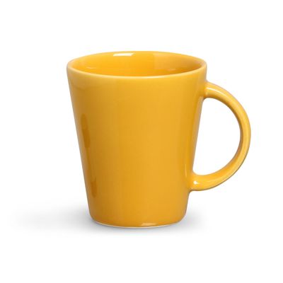 Caneca Lisa Cerâmica 360 ml Mostarda Porto Brasil
