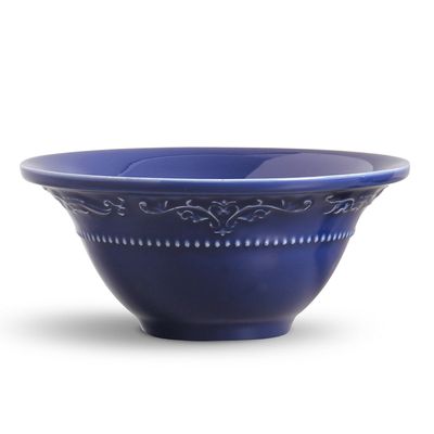 Bowl Acanthus Cerâmica Azul Navy Porto Brasil
