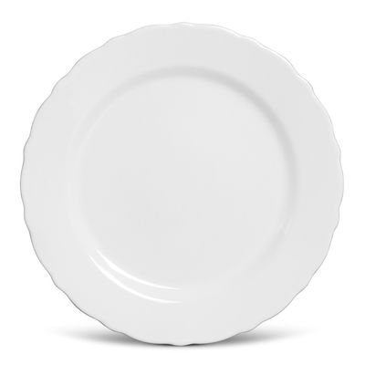 Sousplat Marrakech Cerâmica 6 Peças Branco Porto Brasil