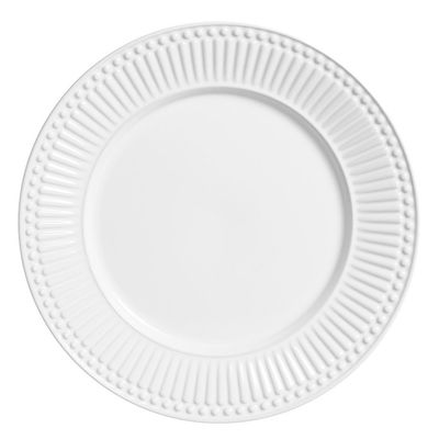 Prato Raso Roma Cerâmica 6 Peças Branco Porto Brasil