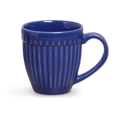 Caneca Roma Cerâmica 320 ml Azul Navy Porto Brasil