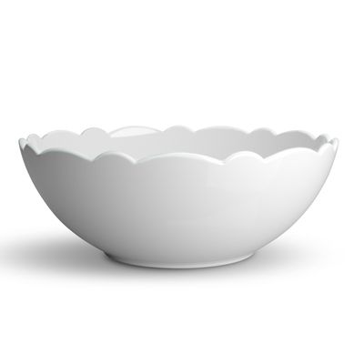 Tigela Marrakech Cerâmica Grande Branco Porto Brasil
