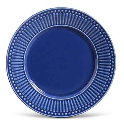 Prato Raso Roma Cerâmica 6 Peças Azul Navy Porto Brasil