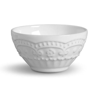 Bowl Esparta Cerâmica 6 Peças Branco Porto Brasil