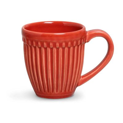 Caneca Roma Cerâmica 320 ml Vermelho Porto Brasil