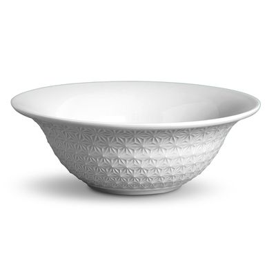 Tigela Manish Cerâmica Grande Branco Porto Brasil