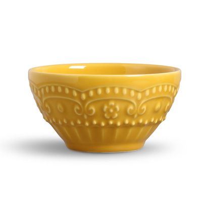 Bowl Esparta Cerâmica Mostarda Porto Brasil