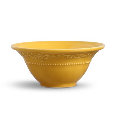 Bowl Acanthus Cerâmica Mostarda Porto Brasil