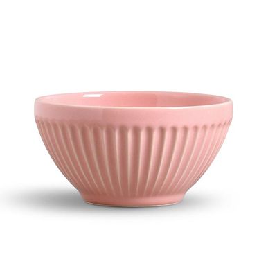 Bowl Plissé Cerâmica Rosa Porto Brasil