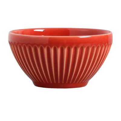 Bowl Plissé Cerâmica Vermelho Porto Brasil