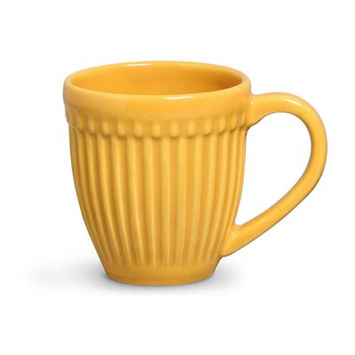 Caneca Roma Cerâmica 320 ml Mostarda Porto Brasil