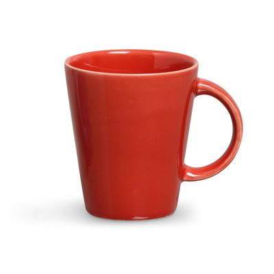 Caneca Lisa Cerâmica 360 ml Vermelho Porto Brasi