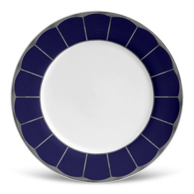 Prato Sobremesa Flat Cobalt Cerâmica 6 Peças Porto Brasil