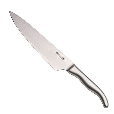 Faca Chef 8 Pol Aço Damasco com Cabo Aço Inox Ply Le Creuset
