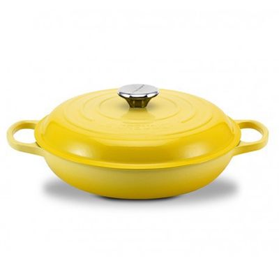 Caçarola Buffet Signature 30 cm Amarelo Soleil Le Creuset