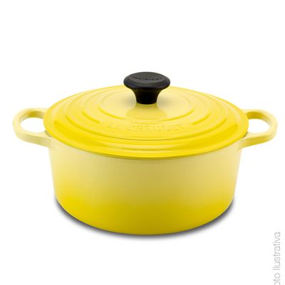 Panela Redonda 18 cm Amarelo Soleil Le Creuset