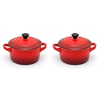 Mini Cocotte Jogo 2 Peças Vermelho Le Creuset