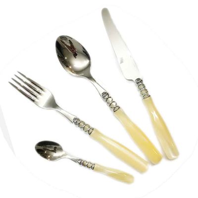 Faqueiro Arianna 42 Peças Aço Inox 18/10 Pérola Bugatti